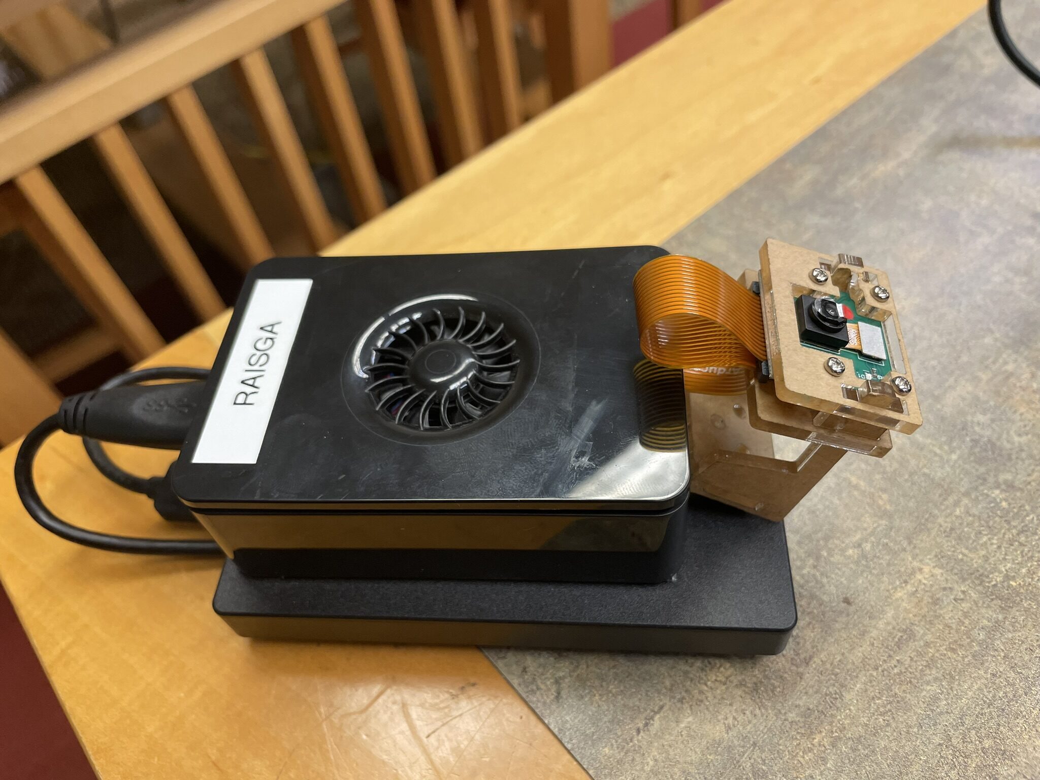 Raspberry Pi camera module connected