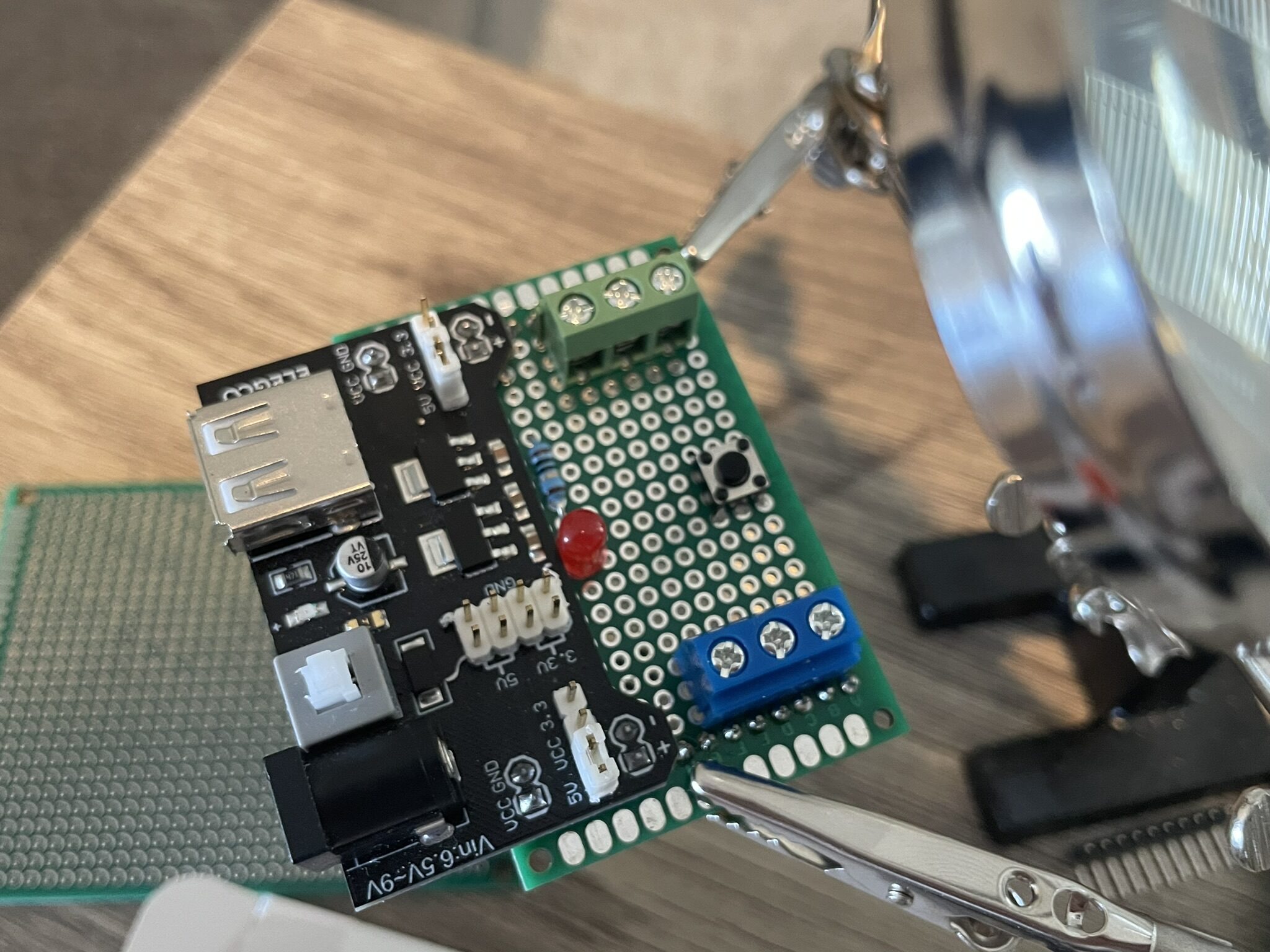Perfboard build, second pass